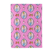 Mini Blue Crew 60" x 50" Bamboo Minky Panel Blanket